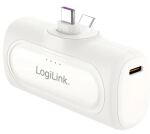 Logilink kompakte Powerbank 5000 mAh, 2x USB-C, weiß
