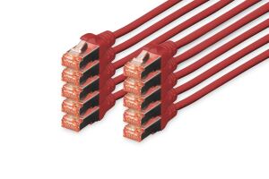 Digitus CAT 6 S/FTP Patchkabel, 10 Stück