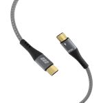 EFB Elektronik USB-CC-00002 USB Kabel USB 2.0 1 m USB C 0,48 Gbit/s 100 W Schwarz, Grau