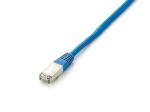 equip Patchkabel Cat.6A S/FTP 5m mit Nasenschutz blau