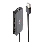 Lindy 42986 Schnittstellen-Hub USB 2.0 480 Mbit/s Schwarz
