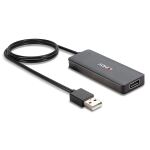 Lindy 42986 Schnittstellen-Hub USB 2.0 480 Mbit/s Schwarz