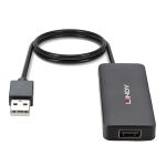 Lindy 42986 Schnittstellen-Hub USB 2.0 480 Mbit/s Schwarz