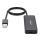 Lindy 42986 Schnittstellen-Hub USB 2.0 480 Mbit/s Schwarz