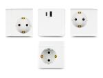 DeLOCK Steckdosenwürfel mit Verlängerungskabel 3-fach mit Kindersicherung und USB PD 3.0 Ladegerät 20 W, 1,5 m Kabel, weiß