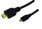 LogiLink HDMI/microHDMI, 2.0m HDMI-Kabel 2 m HDMI Typ A...