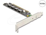 DELOCK PCI Express x16 Karte zu 4 x intern SFF-8654 4i NVMe
