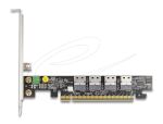 DELOCK PCI Express x16 Karte zu 4 x intern SFF-8654 4i NVMe