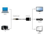 Gembird A-DPM-DVIF-002 Videokabel-Adapter 0,1 m DisplayPort DVI Schwarz