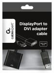 Gembird A-DPM-DVIF-002 Videokabel-Adapter 0,1 m DisplayPort DVI Schwarz