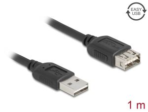 DELOCK USB 2.0 Verlängerungskabel EASY USB Typ-A St 1 m
