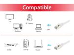 Equip Cat.6 S/FTP Patchkabel, 0.25m, Rot