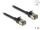DELOCK RJ45 Netzwerkkabel Cat.8.1 F/FTP Slim Pro 1m schwarz