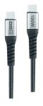 2GO 797510 USB Kabel USB 2.0 1,2 m USB C 0,48 Gbit/s 100 W Schwarz, Silber