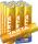 Varta 4103101761 Einwegbatterie AAA Alkali