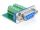 DeLOCK 65268 Kabeladapter Sub-D 9 pin Terminal block 10 pin Grün