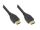 Alcasa GC-M0135 HDMI-Kabel 0,5 m HDMI Typ A (Standard) Schwarz