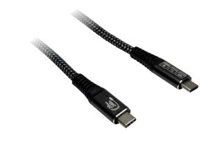 Inter-Tech 88885673 USB Kabel USB 3.2 Gen 2x2 1,5 m USB C 20 Gbit/s 240 W Schwarz