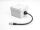 DeLOCK Kabel RJ45 Stecker zu RJ45 Buchse Cat.6A zum Einbau mit M20 Gewinde und Verschlusskappe IP68 staub- und wasserdicht 25 cm schwarz
