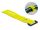 DeLOCK Klett-Kabelbinder mit Schlaufe und Befestigungsöse L 280 x B 38 mm gelb 3 Stück
