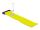DeLOCK Klett-Kabelbinder mit Schlaufe und Befestigungsöse L 280 x B 38 mm gelb 3 Stück