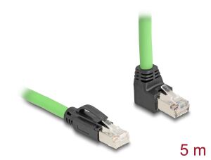 DELOCK Netzwerkkabel Cat.6A ST. zu ST. gewinckelt SF/UTP 5m