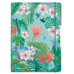 Herlitz Ladylike Jungle Notizbuch A4 80 Blätter Grün, Mehrfarbig
