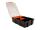 DeLOCK Sortimentsbox mit 11 Fächern 220 x 155 x 60 mm orange / schwarz