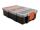 DeLOCK Sortimentsbox mit 11 Fächern 220 x 155 x 60 mm orange / schwarz