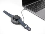 DELOCK USB Type-C Aufrollladekabel für Apple Watch 1 m grau