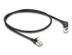 DeLOCK RJ45 Netzwerkkabel Cat.6A S/FTP Slim 90° oben...