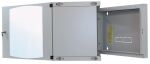 Intellinet 19" Wandverteiler mit Schwenkrahmen, 12 HE, 593 (H) x 540 (B) x 600 (T) mm, Flatpack, grau