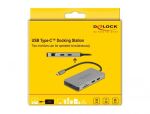 DELOCK USB Type-C Dockingstation 4K - Dual HDMI MST