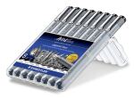 Staedtler pigment liner 308 Fineliner Schwarz 8...
