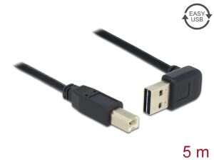 DELOCK Easy-USB-Kabel 2.0 A (gewinkelt oben/unten) -> B 5