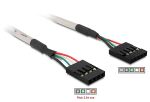 DELOCK USB Kabel Pinheader 4Pin -> 5Pin BuBu 0,50m