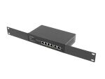 Lanberg RSFE-4P-2FE-60 Netzwerk-Switch Unmanaged Fast Ethernet (10/100) Power over Ethernet (PoE) 1U Schwarz