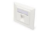 Digitus Leerdose für Keystone Module, Rahmen 80x80 mm + Zentralplatte 50x50 mm