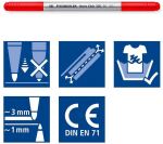STAEDTLER Noris Club Fasermaler mit Doppelspitze 10er Pack retail