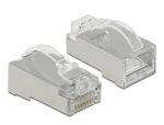 DELOCK RJ45 Crimp+Cut+Curve Stecker Cat.6 STP 20 Stück