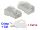 DELOCK RJ45 Crimp+Cut+Curve Stecker Cat.6 STP 20 Stück