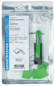SmartKeeper Mini "Micro SD Port" Blocker grün 4 Stk.Key