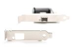 Digitus Single Port 10 Gigabit Ethernet Netzwerkkarte, SFP, PCI Express, Intel Chipsatz