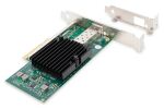 Digitus Single Port 10 Gigabit Ethernet Netzwerkkarte, SFP, PCI Express, Intel Chipsatz