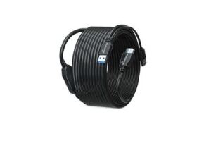 MediaRange MRCS243 USB Kabel USB 3.2 Gen 1 (3.1 Gen 1) 10 m 2 x USB A USB A 5 Gbit/s Schwarz