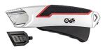 Wedo 78 837 Teppichmesser Schwarz, Rot, Silber Abbrechmesser