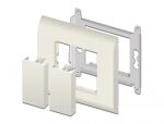 DELOCK Easy 45 Modul-Blindblende 45 x 22,5 mm 10 Stück weiß
