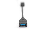 Digitus USB-C - USB-A Adapter / Konverter, OTG, 0,15m