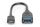 Digitus USB-C - USB-A Adapter / Konverter, OTG, 0,15m