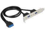 DeLOCK 84836 Schnittstellenkarte/Adapter Eingebaut USB 3.2 Gen 1 (3.1 Gen 1)